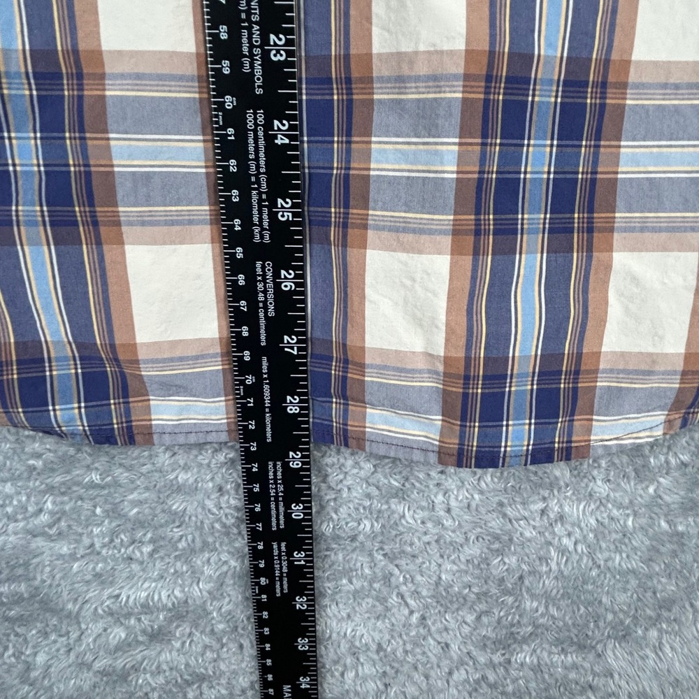 Abercrombie Fitch Mens Plaid Long Sleeve Button Down Shirt Muscle Fit Size M - Picture 6 of 6